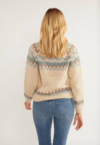 usha BLUE LABEL Pullover 'Fenia' in Beige