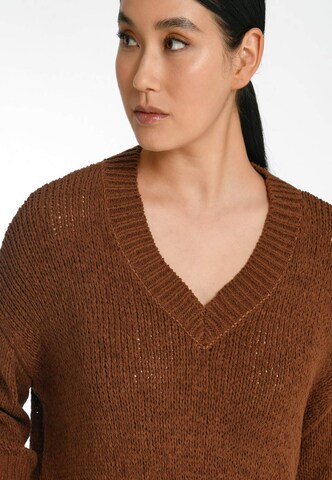 Peter Hahn Strickpullover in Braun