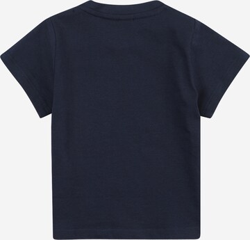 BOSS Kidswear Тениска в синьо