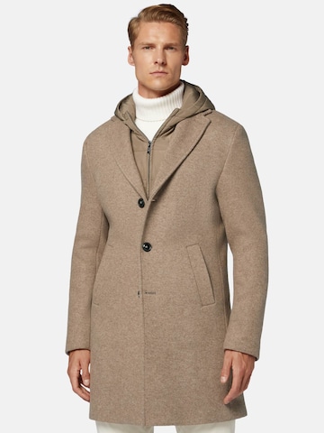 Manteau mi-saison Boggi Milano en marron : devant