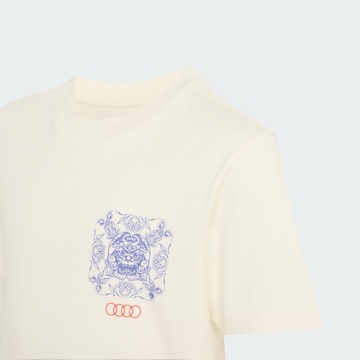 ADIDAS PERFORMANCETehnička sportska majica 'Audi Revolut Formula One Team Singapore' - bijela boja