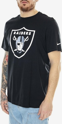 NIKE Shirt 'Logo Essential T-Shirt Las Vegas Raiders Black' in Schwarz: Vorderseite