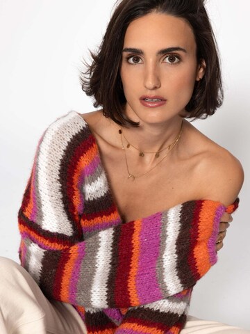 SASSYCLASSY Oversizestrickjacke‌‌‌‌‌‌‌‌‌ in Orange