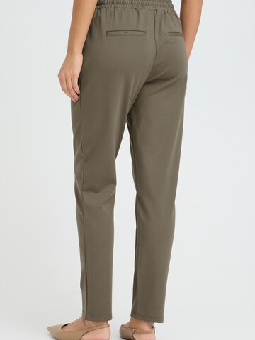 Fransa Normální Kalhoty se sklady v pase 'FRZASTRETCH 1' – zelená