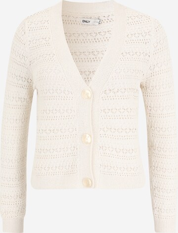 Only Petite Strikkejakke 'ETTA' i beige: forside