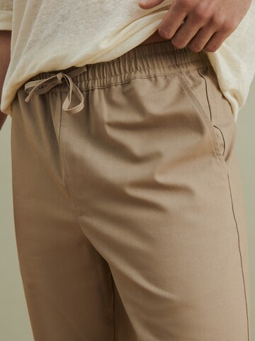 DAN FOX APPAREL Regular Broek 'Laurin' in Beige