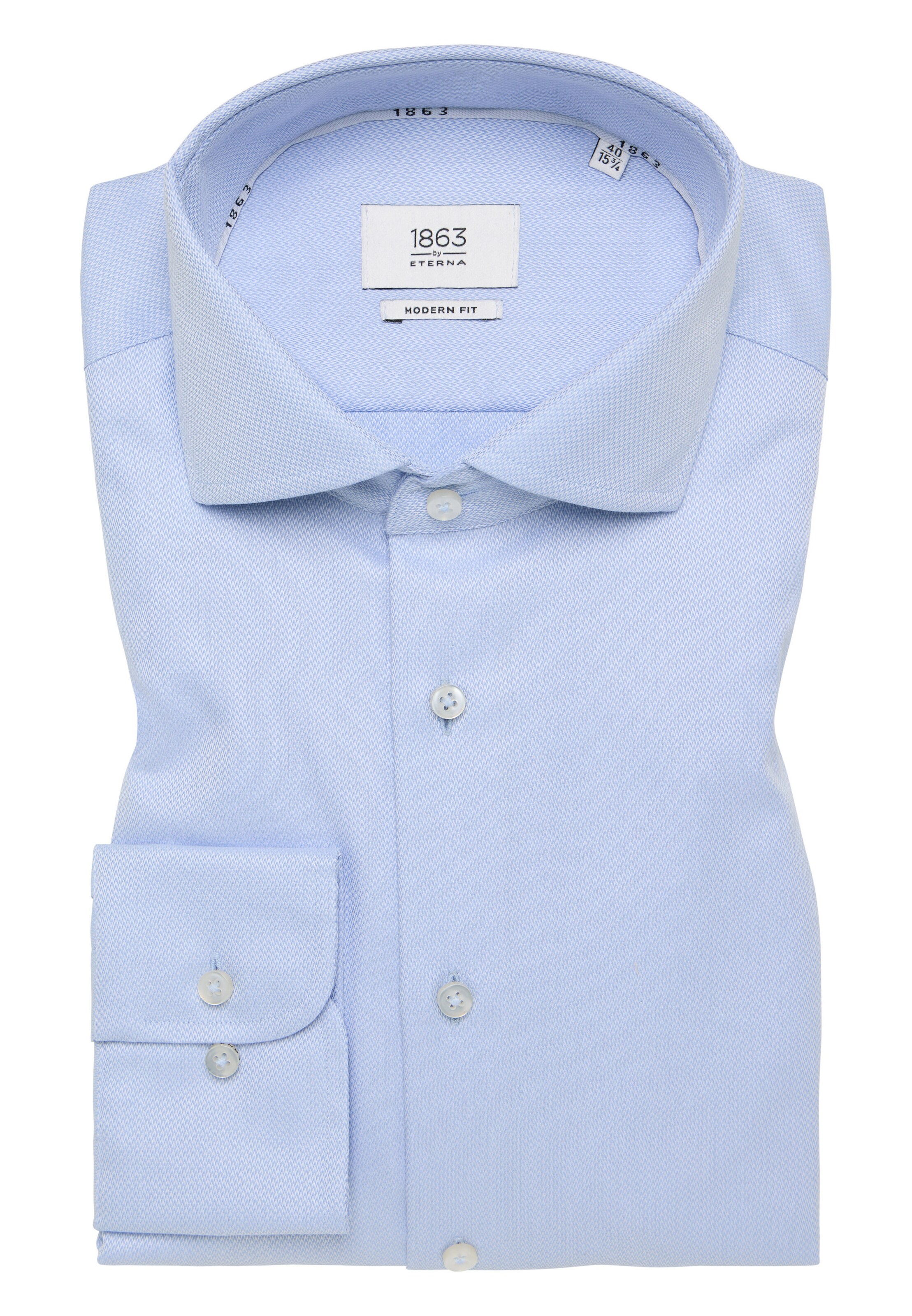 ETERNA Regular Fit Hemd in Blau