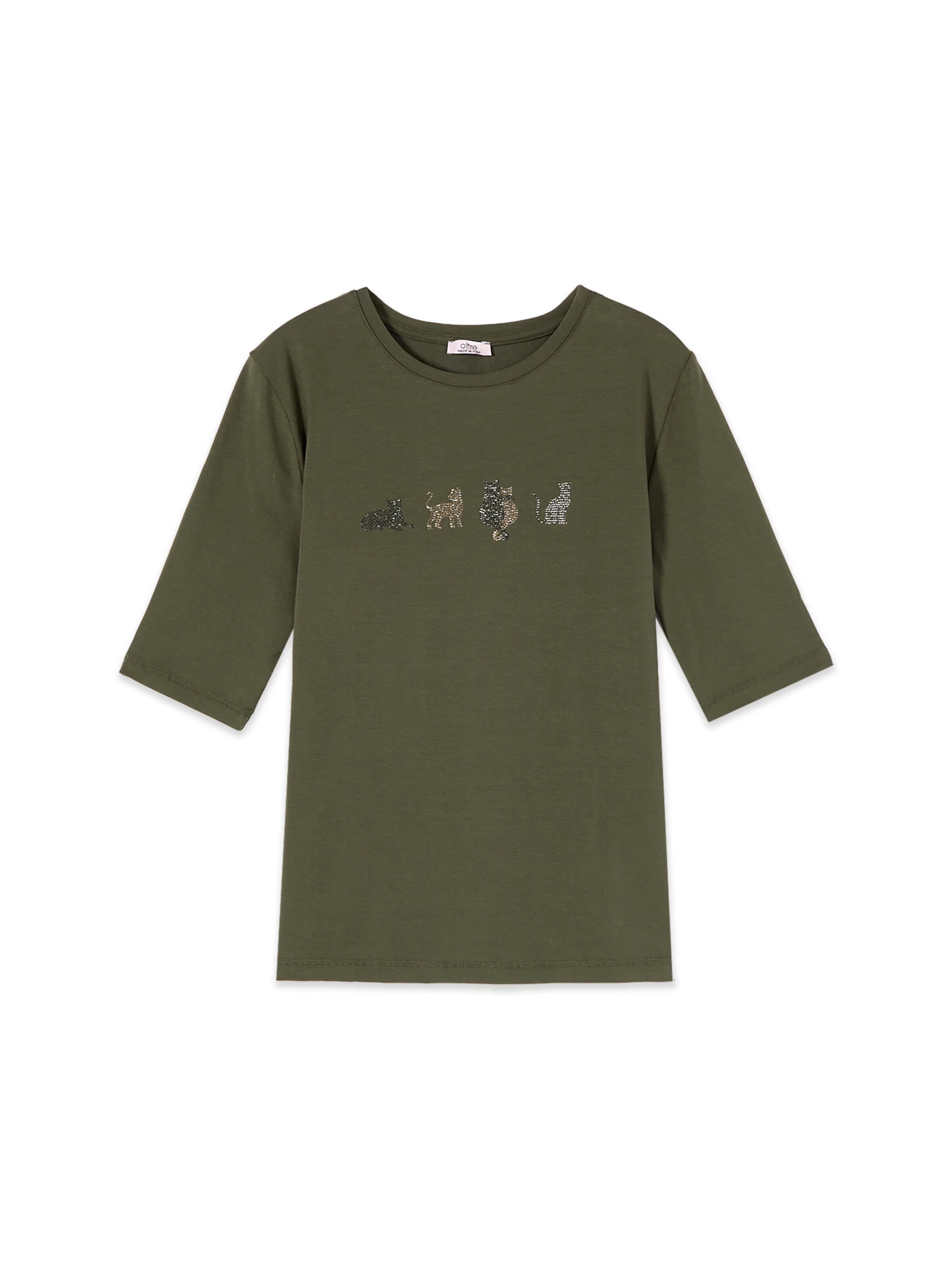 T-shirt oltre en vert : devant