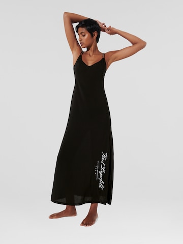 Rochie de plaja de la Karl Lagerfeld pe negru