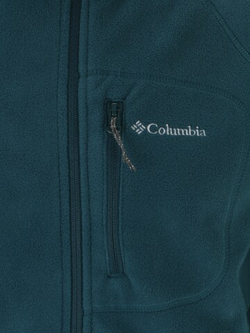 COLUMBIA Athletic Fleece Jacket 'Fast Trek II' in Blue