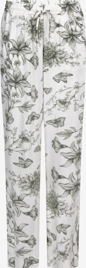 Pižaminės kelnės 'Storylover' iš Hunkemöller, spalva – tamsiai žalia / natūrali balta, Prekių apžvalga