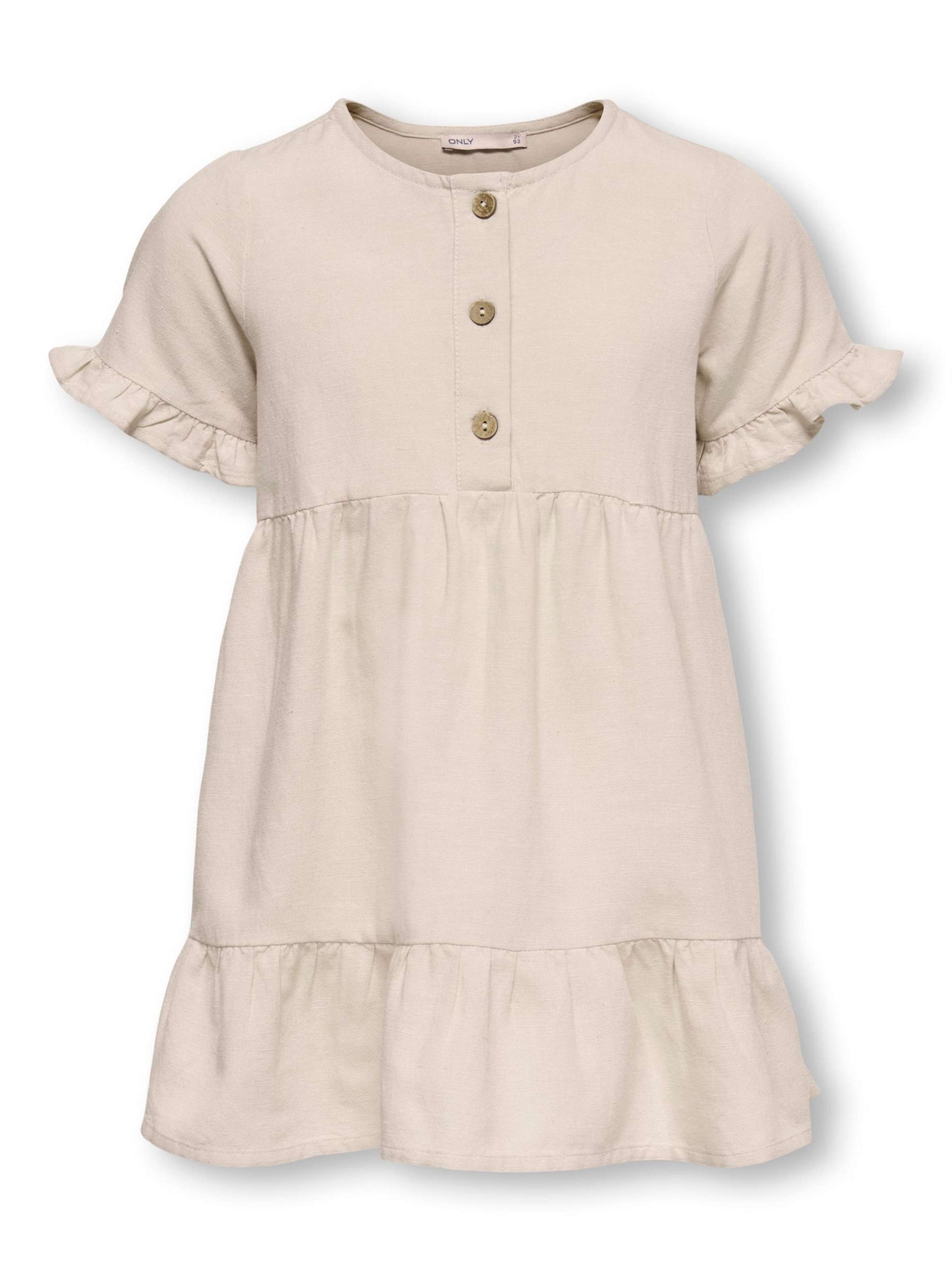 Only Mini Dress 'KMGAnnabell' in Beige: front