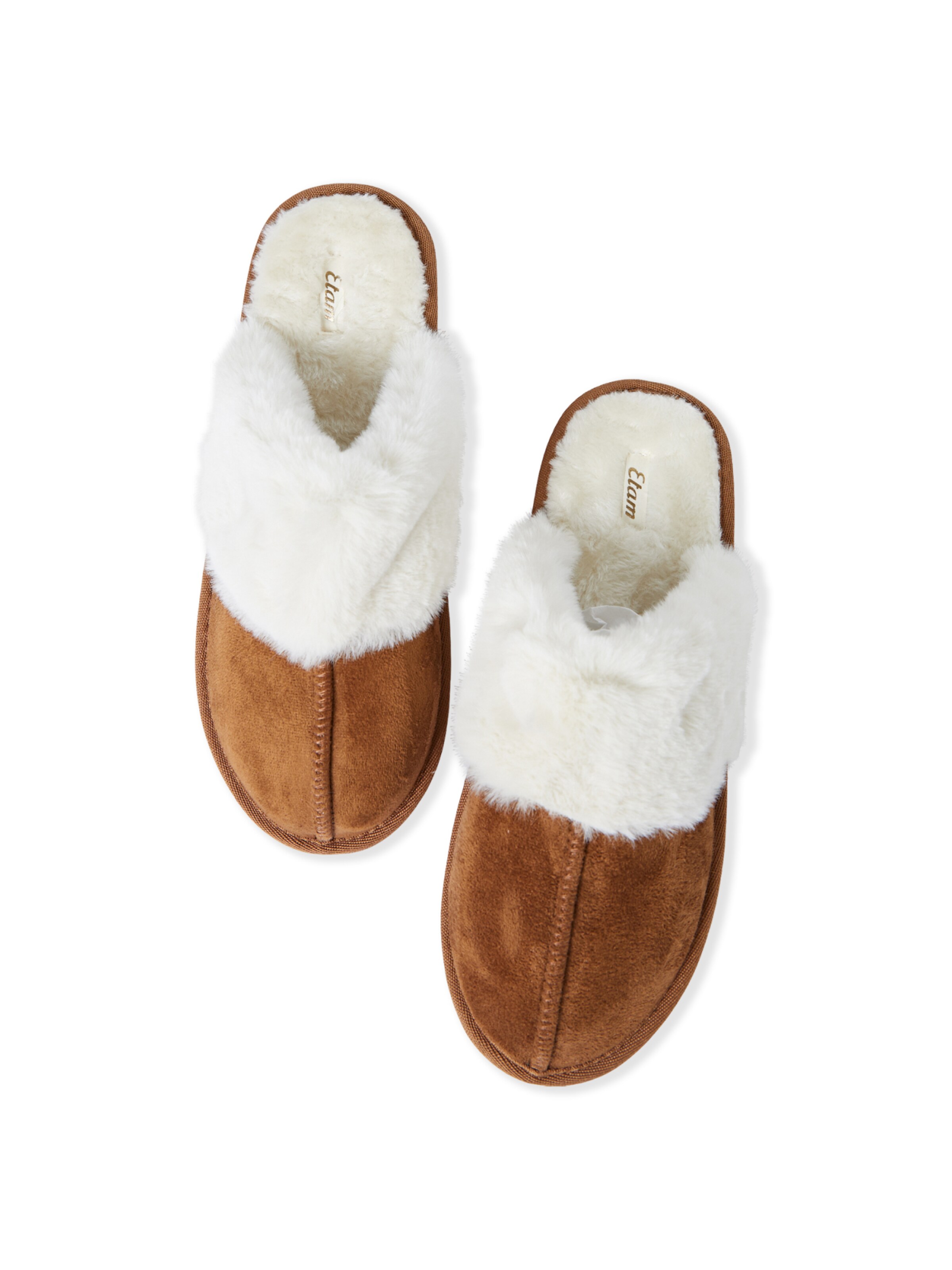 ETAM Hausschuh 'Galana' in Braun