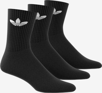 Chaussettes 'Cushioned Trefoil ' ADIDAS ORIGINALS en noir