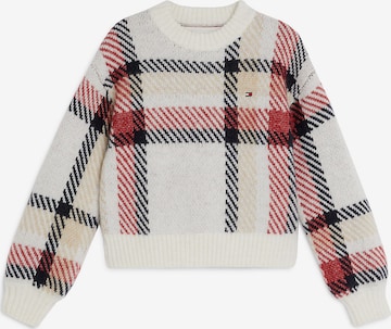 TOMMY HILFIGER Tröja i vit: framsida