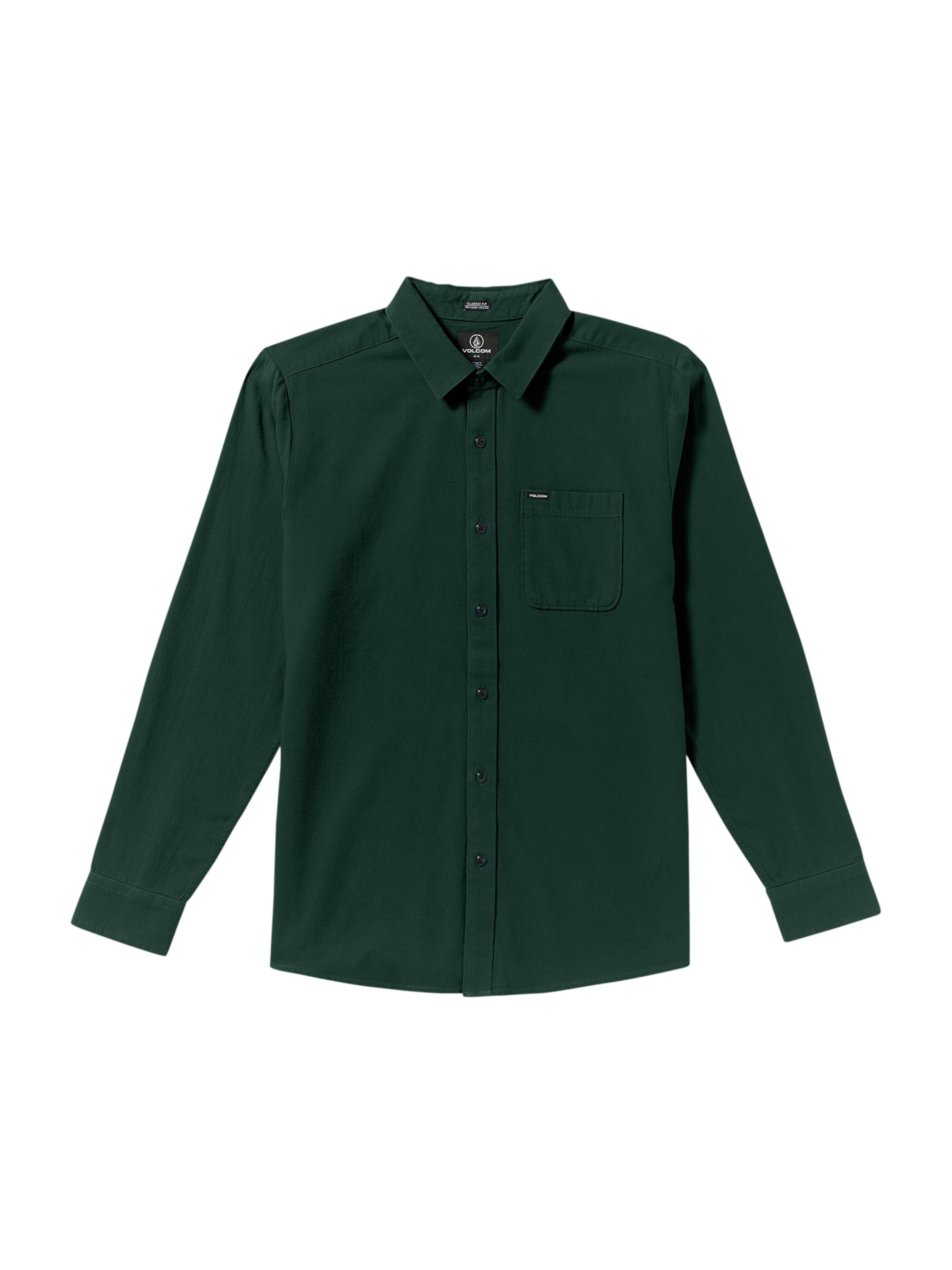 Regular fit Camicia 'Caden' di Volcom in verde: frontale
