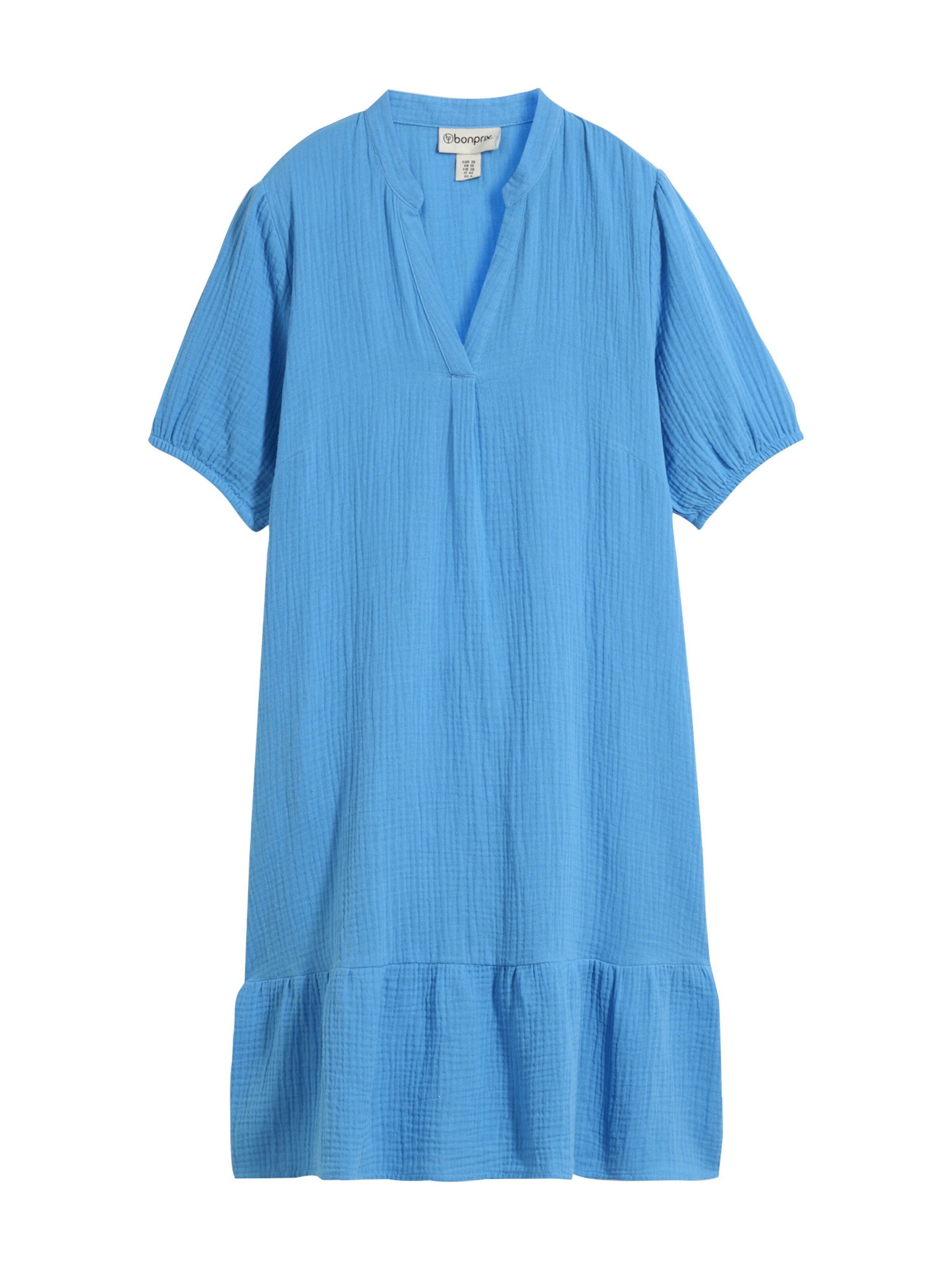bonprix Blousejurk in Blauw: voorkant