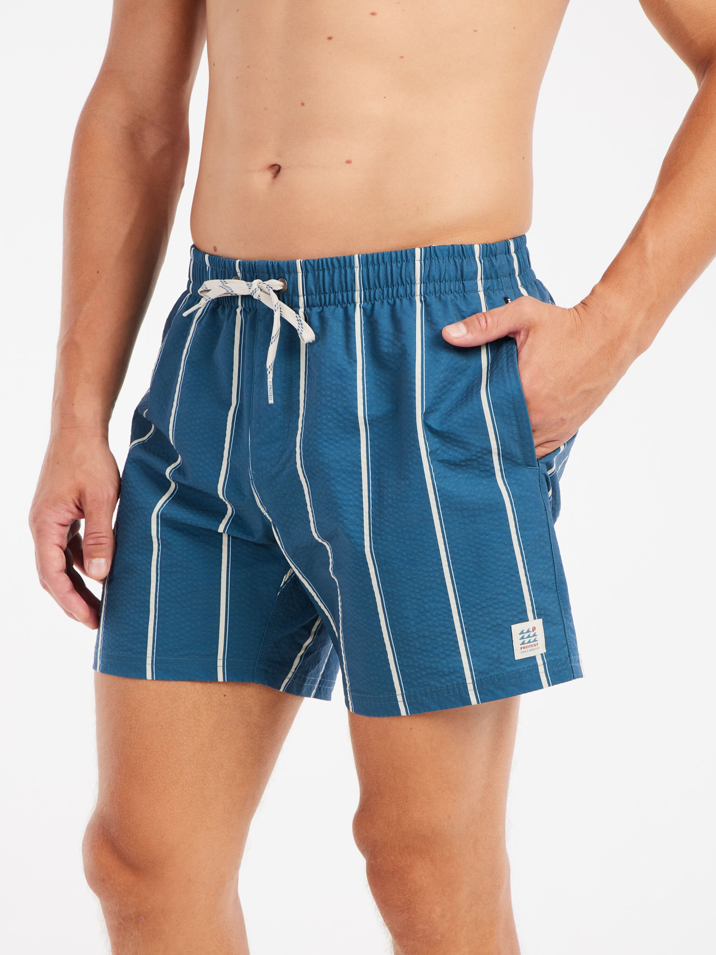 PROTEST Zwemshorts 'PRTGonz' in Blauw