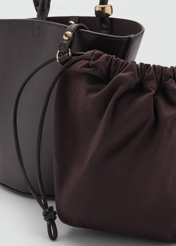 MANGO Shopper 'Meti' in Braun