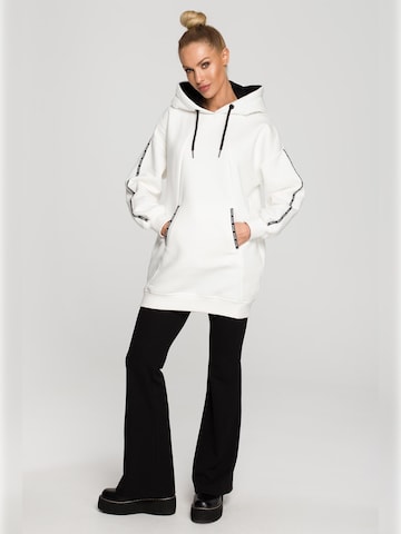 made of emotion - Sudadera 'M696' en blanco