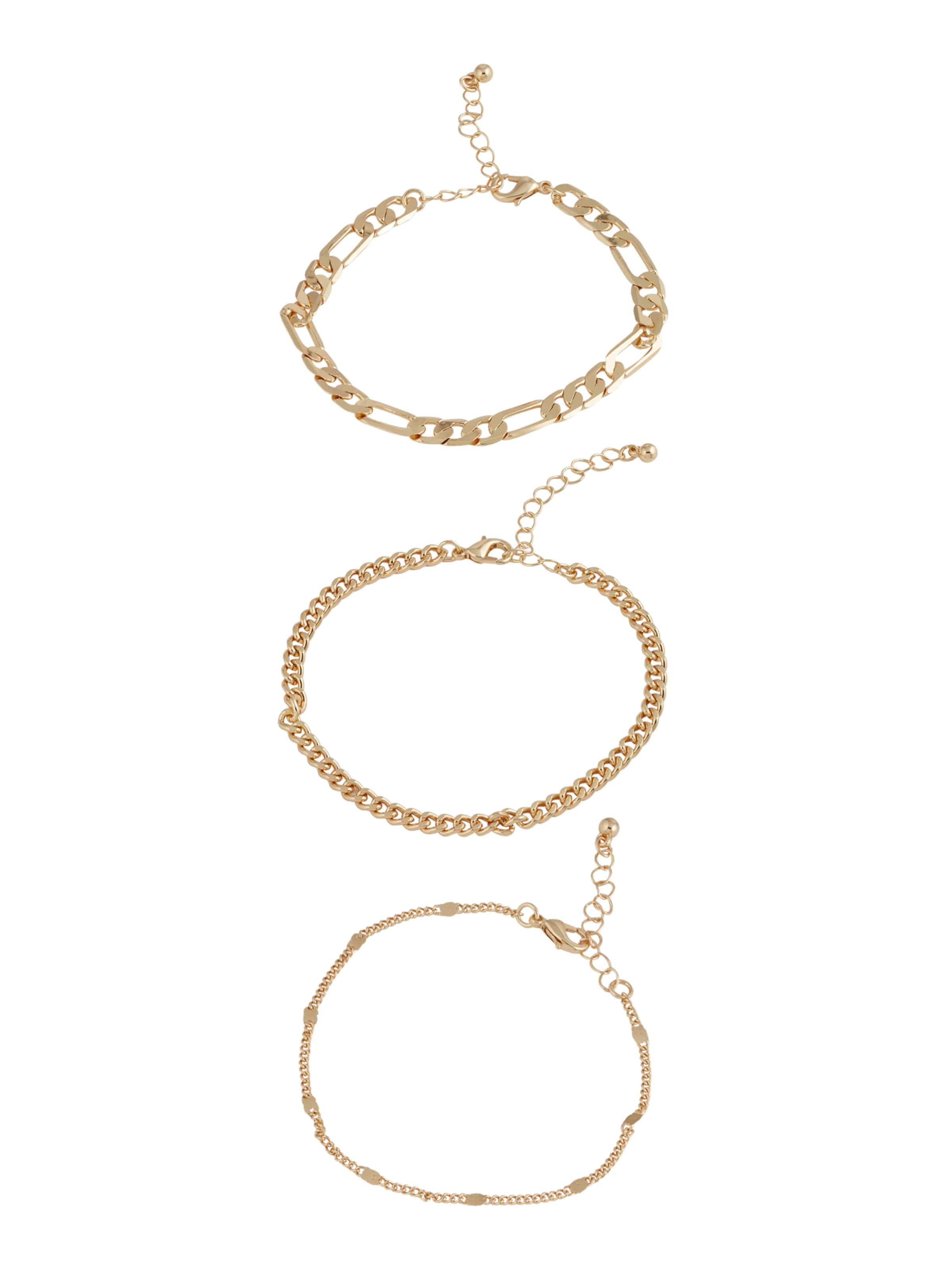 ABOUT YOU Bracelet 'Stina' in Gold: front