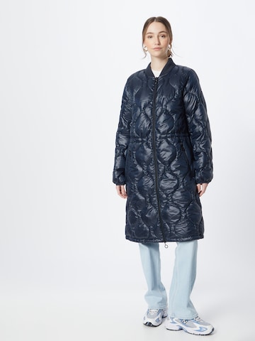 ESPRIT Wintermantel in Blauw: voorkant