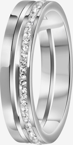 Lucardi Ring in Silver: front