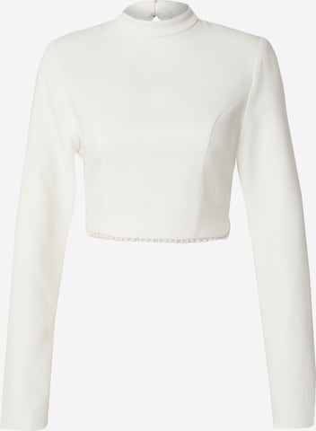 Fleur by Kaviar Gauche Pusero 'Bridal' värissä valkoinen: etupuoli