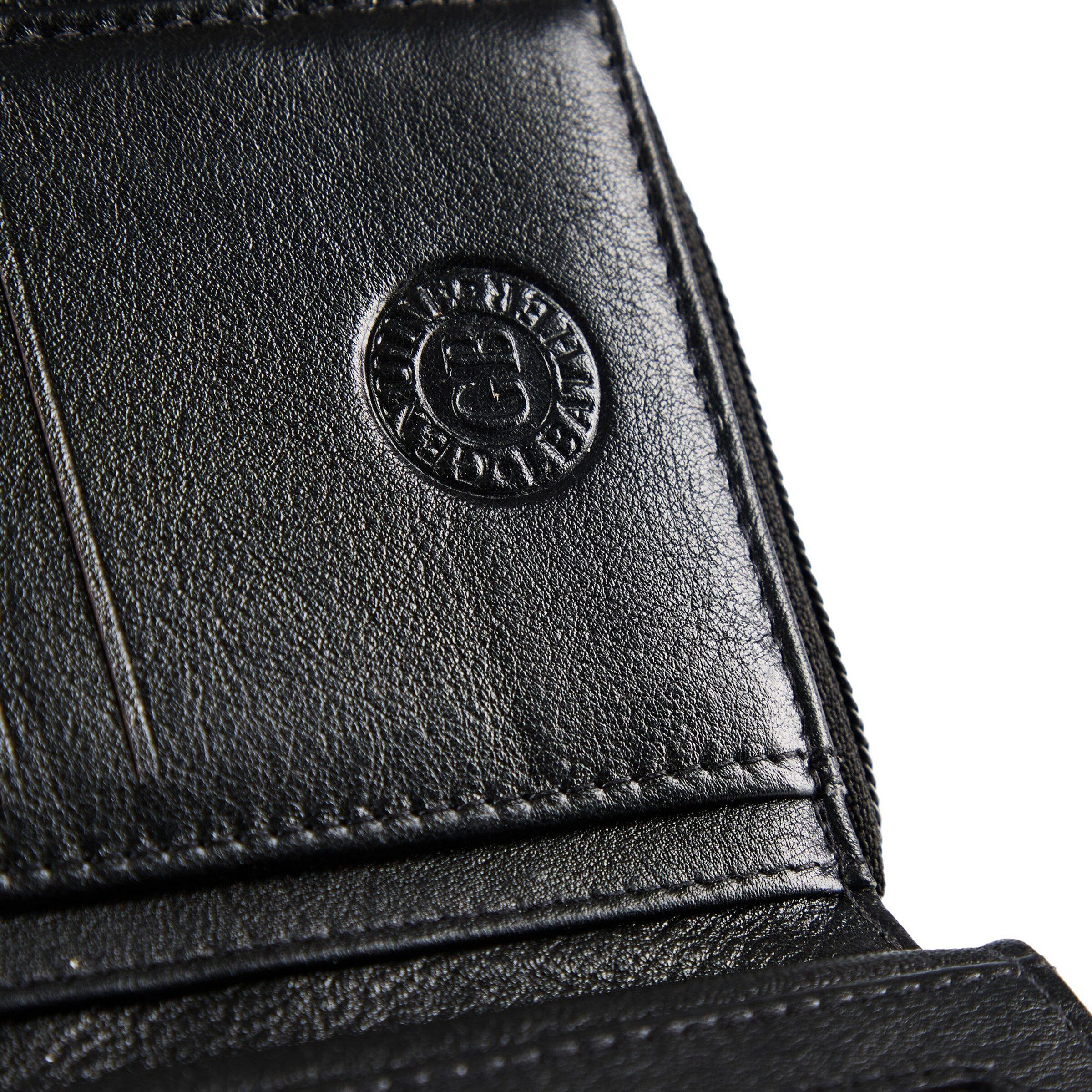 Portamonete 'Nappa' di GREENBURRY in nero