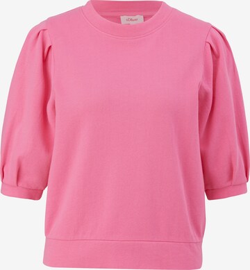 s.Oliver Sweatshirt in Pink: front