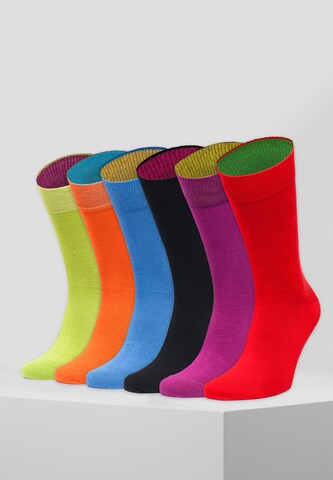 Chaussettes Von Jungfeld en mélange de couleurs