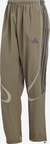 ADIDAS ORIGINALS Trousers in Brown: front