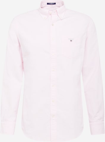 GANT Regular fit Button Up Shirt in Pink: front