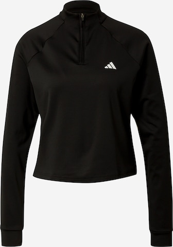 T-shirt fonctionnel ADIDAS PERFORMANCE en noir : devant