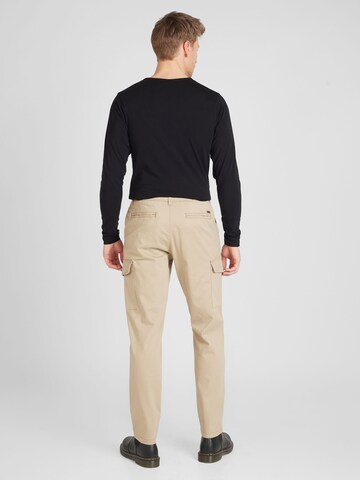 JACK & JONES Regular Cargo Pants 'OLLIE BOWIE' in Beige