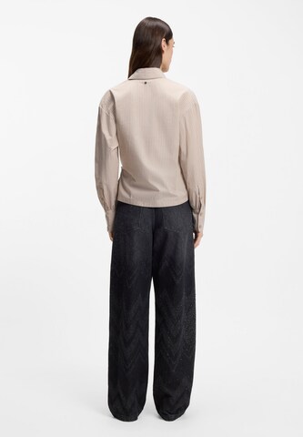 BOSS Bluse 'C_Brapen' in Braun