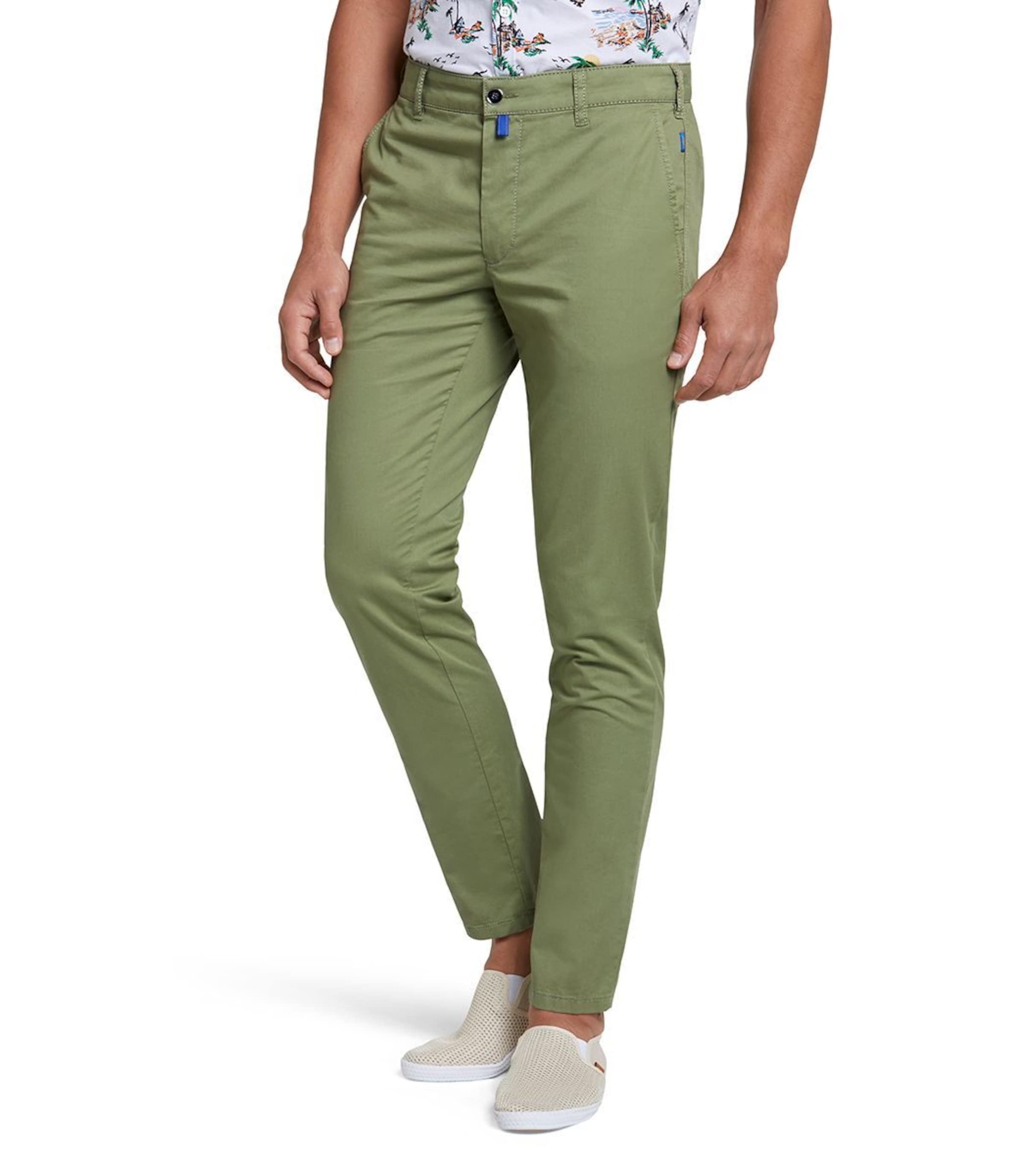 Regular Pantalon Meyer Hosen en vert : devant