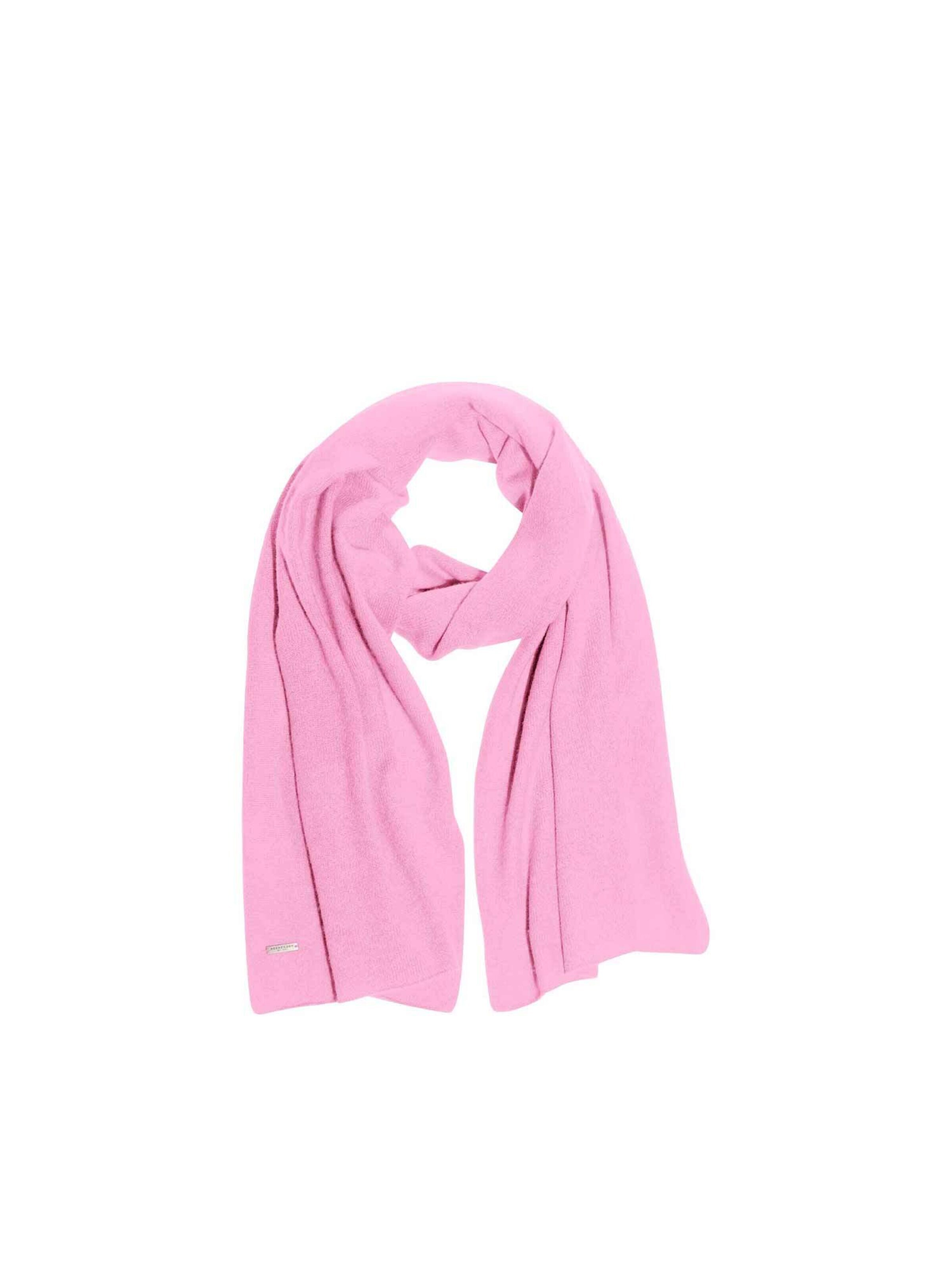 Seeberger Full Finger Gloves 'Schal' in Pink: front