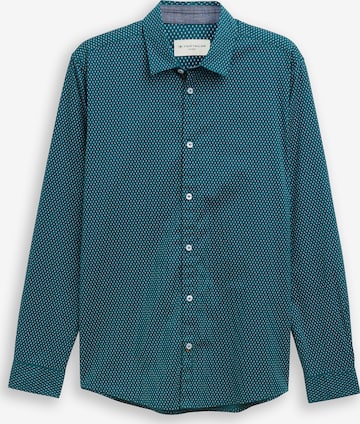 TOM TAILOR Košeľa - Zelená: predná strana