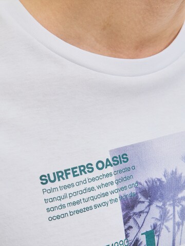 JJ Rebel Majica 'JREBMILES' | bela barva