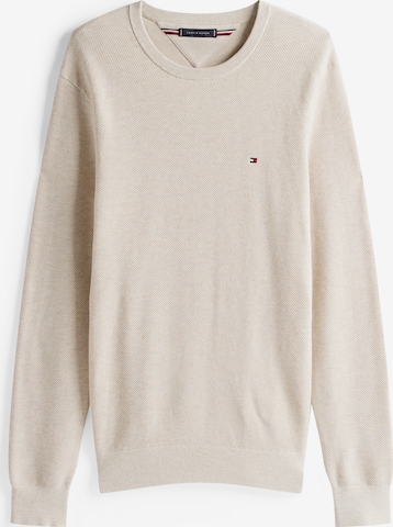 smėlio TOMMY HILFIGER Megztinis 'ESSENTIAL': priekis