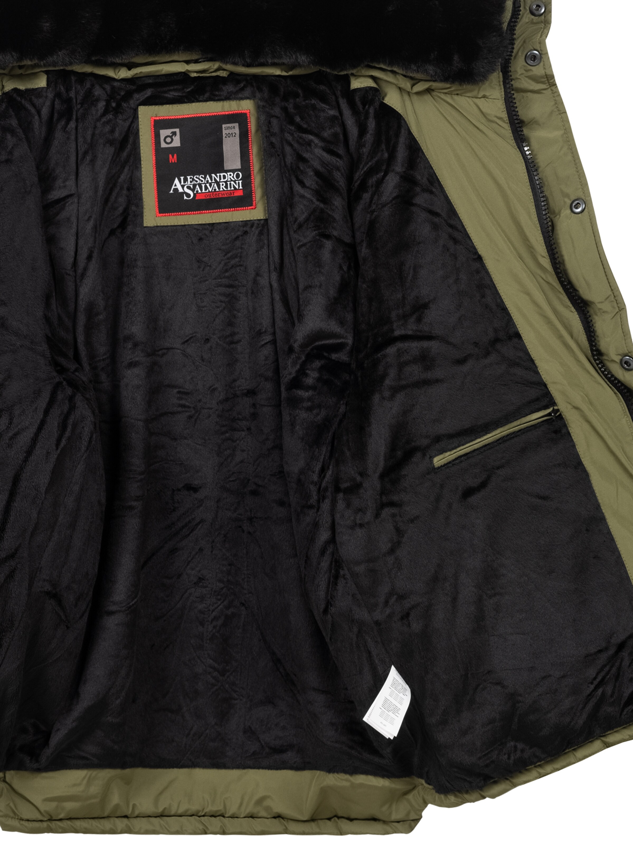 Alessandro Salvarini Winter jacket 'Fabiano' in Green