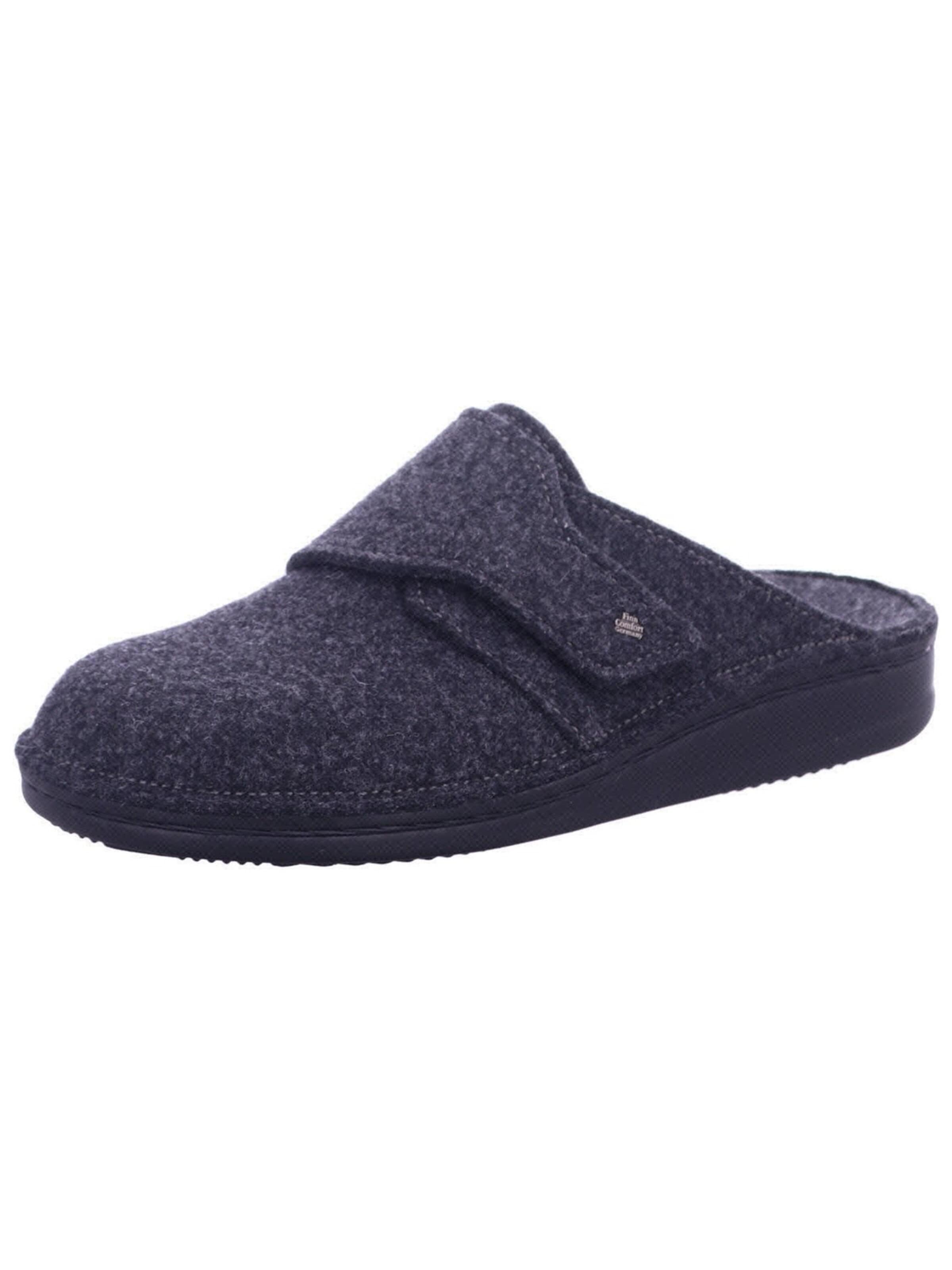 Finn Comfort Hausschuh 'Hausschuh Herren 06500 416168 Filz in grau'‌‌‌‌‌‌‌‌‌‌ in Grau: Vorderseite