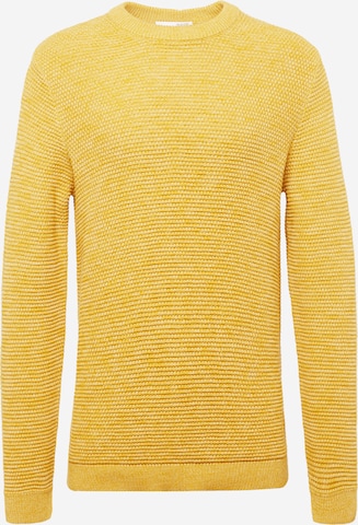 Pull-over 'Vince' SELECTED HOMME en jaune : devant