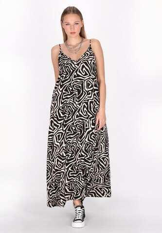 myMo ROCKS Summer dress in Black: front