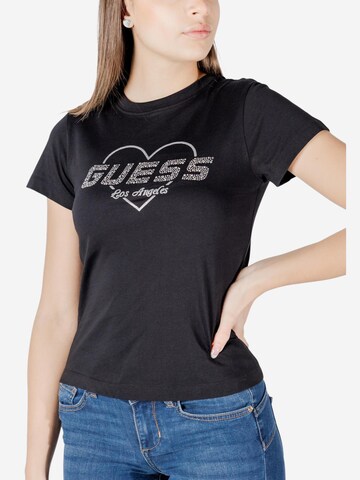 Maglietta 'NARCISO CN V5GI10 K9RM1' di GUESS in nero