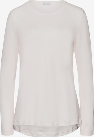 Hanro Pyjamaoberteil ' Loungy Nights ' in Pink: Vorderseite