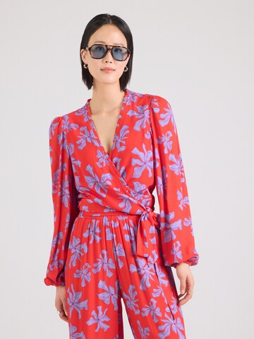 Harper & Yve Bluza 'FLORA-LS' | rdeča barva: sprednja stran