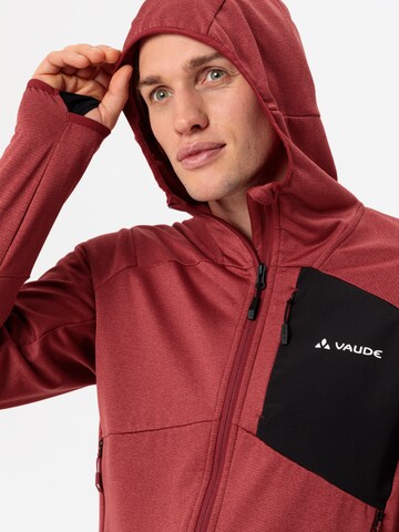 VAUDE Funktionele fleece-jas 'Monviso' in Rood