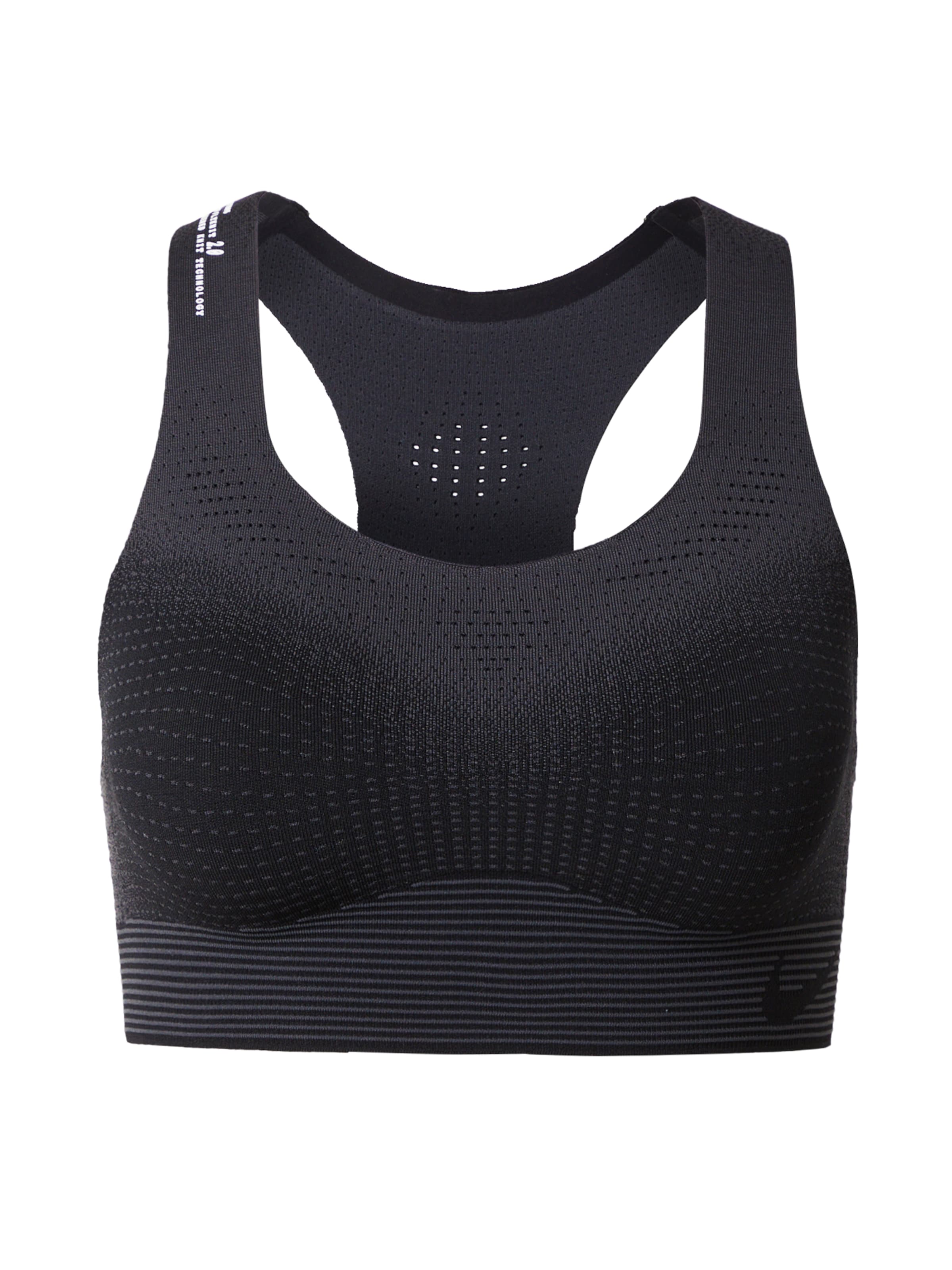 Bustieră Sutien sport 'SWSH' de la NIKE pe negru: față